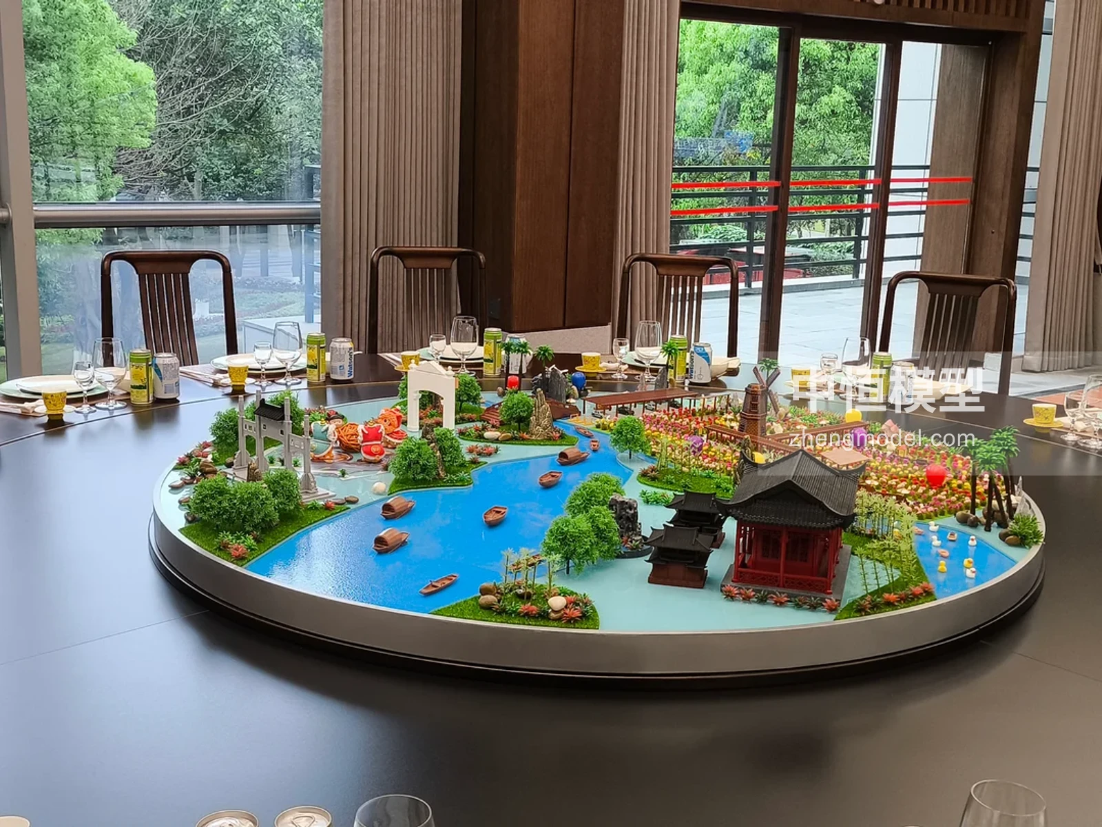 广州番禺区区政府食堂餐桌项目项目图片 2