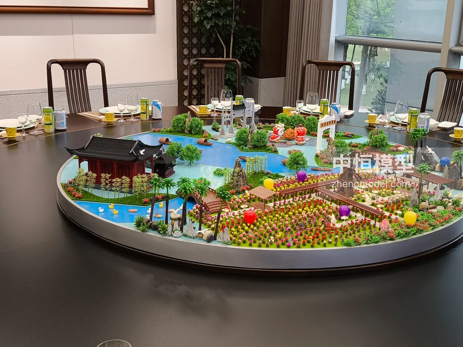 广州番禺区区政府食堂餐桌项目项目图片 3